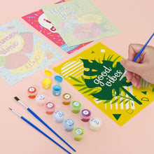 Laden Sie das Bild in den Galerie-Viewer, Mini Malen nach Zahlen 15x20cm (6 Stück) - Good Vibes Sommer