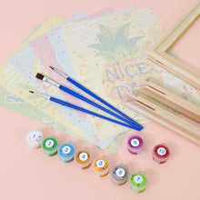 Laden Sie das Bild in den Galerie-Viewer, Mini Malen nach Zahlen 15x20cm (6 Stück) - Good Vibes Sommer