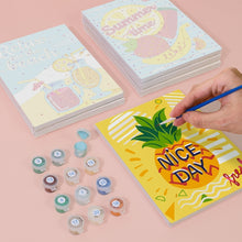 Laden Sie das Bild in den Galerie-Viewer, Mini Malen nach Zahlen 15x20cm (6 Stück) - Good Vibes Sommer