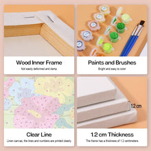 Laden Sie das Bild in den Galerie-Viewer, Mini Malen nach Zahlen 15x20cm (6 Stück) - Good Vibes Sommer