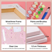 Laden Sie das Bild in den Galerie-Viewer, Mini Malen nach Zahlen 15x20cm (6 Stück) - Fruchtige Getränke