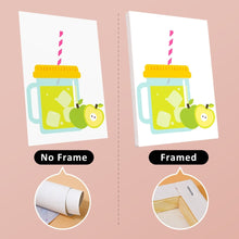 Laden Sie das Bild in den Galerie-Viewer, Mini Malen nach Zahlen 15x20cm (6 Stück) - Fruchtsäfte im Einmachglas