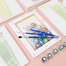 Laden Sie das Bild in den Galerie-Viewer, Mini Malen nach Zahlen 15x20cm (6 Stück) - Sprudelnde Fruchtgetränke