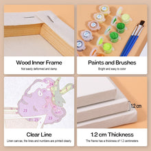 Laden Sie das Bild in den Galerie-Viewer, Mini Malen nach Zahlen 15x20cm (6 Stück) - Frucht-Cocktails