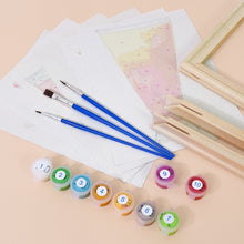 Laden Sie das Bild in den Galerie-Viewer, Mini Malen nach Zahlen 15x20cm (6 Stück) - Bunte Cocktails