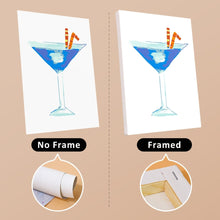 Laden Sie das Bild in den Galerie-Viewer, Mini Malen nach Zahlen 15x20cm (6 Stück) - Bunte Cocktails