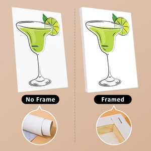 Malen nach Zahlen – 6-Leinwand-Set | Klassische Cocktails