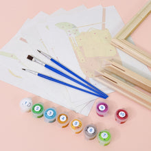 Laden Sie das Bild in den Galerie-Viewer, Mini Malen nach Zahlen 15x20cm (6 Stück) - Sommerliche Bunte Cocktails