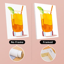 Laden Sie das Bild in den Galerie-Viewer, Malen nach Zahlen – 6-Leinwand-Set | Sommerliche Bunte Cocktails