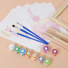 Laden Sie das Bild in den Galerie-Viewer, Mini Malen nach Zahlen 15x20cm (6 Stück) - Bunte Tropengetränke