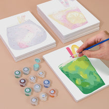 Laden Sie das Bild in den Galerie-Viewer, Mini Malen nach Zahlen 15x20cm (6 Stück) - Bunte Tropengetränke