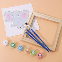 Laden Sie das Bild in den Galerie-Viewer, Malen nach Zahlen – 6-Leinwand-Set | Niedliche Tiere