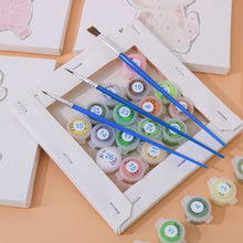 Laden Sie das Bild in den Galerie-Viewer, Malen nach Zahlen – 6-Leinwand-Set | Niedliche Tiere