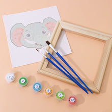 Laden Sie das Bild in den Galerie-Viewer, Malen nach Zahlen – 6-Leinwand-Set | Niedliche Tiergesichter 2