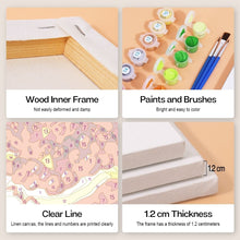 Laden Sie das Bild in den Galerie-Viewer, Mini Malen nach Zahlen 15x15cm (6 Stück) - Obst und Gemüse