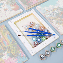 Laden Sie das Bild in den Galerie-Viewer, Mini Malen nach Zahlen 15x20cm (6 Stück) - Mediterrane Szenen