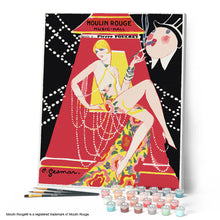 Laden Sie das Bild in den Galerie-Viewer, Plakat Moulin Rouge - Music Hall Gesmar Programm