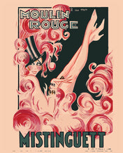 Laden Sie das Bild in den Galerie-Viewer, Malen nach Zahlen Figured'Art – Plakat Moulin Rouge - Mistinguett
