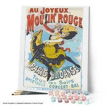 Laden Sie das Bild in den Galerie-Viewer, Plakat Moulin Rouge - Paris am tanzen