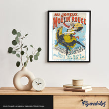 Laden Sie das Bild in den Galerie-Viewer, Plakat Moulin Rouge - Paris am tanzen