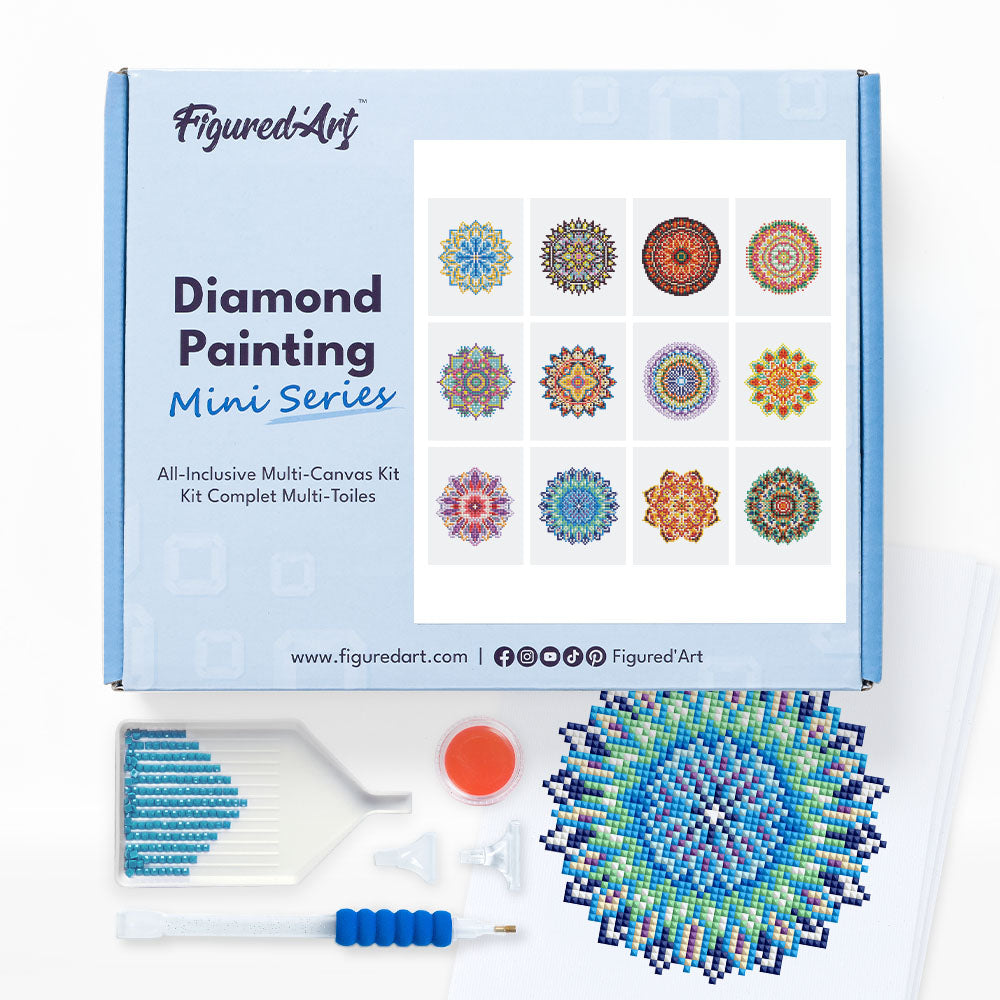 Mini Serie Diamond Painting - Mandala Kunst