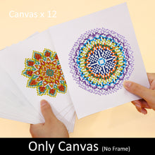 Laden Sie das Bild in den Galerie-Viewer, Mini Serie Diamond Painting - Mandala Kunst