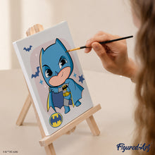 Laden Sie das Bild in den Galerie-Viewer, Mini Serie Malen nach Zahlen 15x20 cm (6 Stück) - Kleine Superhelden DC