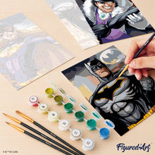 Laden Sie das Bild in den Galerie-Viewer, Mini Serie Malen nach Zahlen 15x20 cm (6 Stück) - Batman - Helden und Schurken