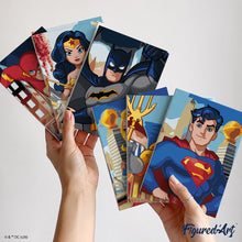 Laden Sie das Bild in den Galerie-Viewer, Mini Serie Malen nach Zahlen 15x20 cm (6 Stück) - Die Helden der Justice League