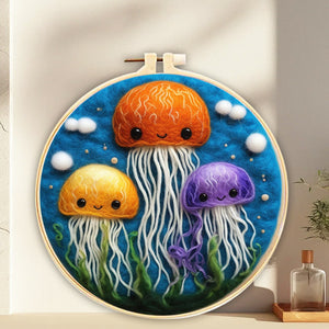 Nadelfilzen Needle Felting - Quallenfreunde