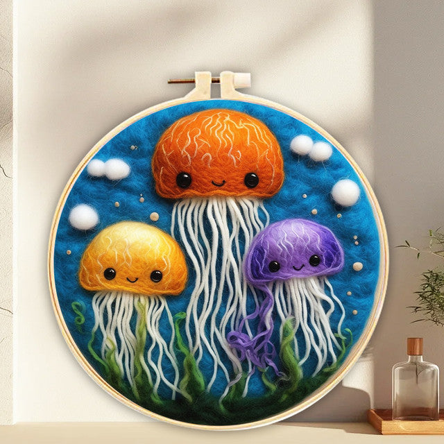 Nadelfilzen Needle Felting - Quallenfreunde