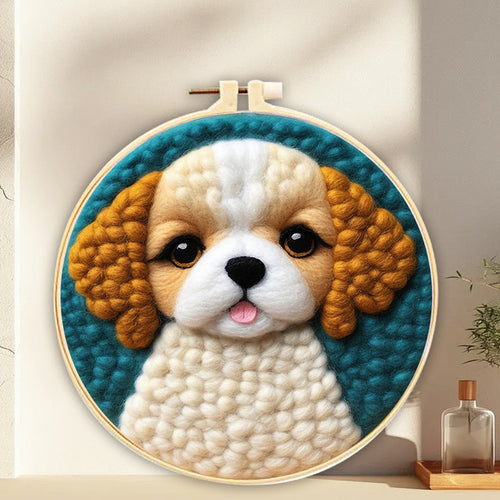 Nadelfilzen Needle Felting - Welpenlocken