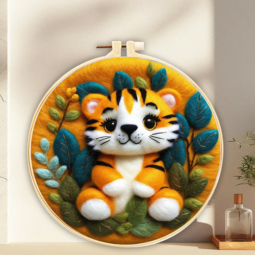 Nadelfilzen Needle Felting - Niedlicher Tigerjunges