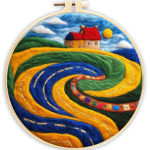 Nadelfilzen Needle Felting - Der Weg nach Hause