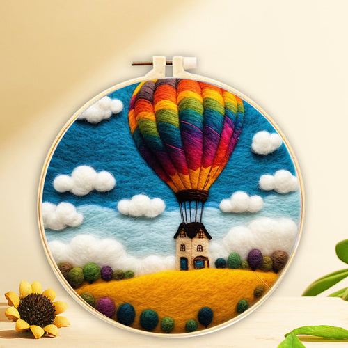 Nadelfilzen Needle Felting - Ballon Zuhause