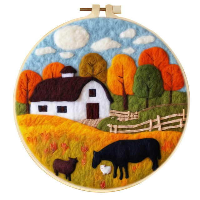 Nadelfilzen Needle Felting - Tiere auf dem Bauernhof