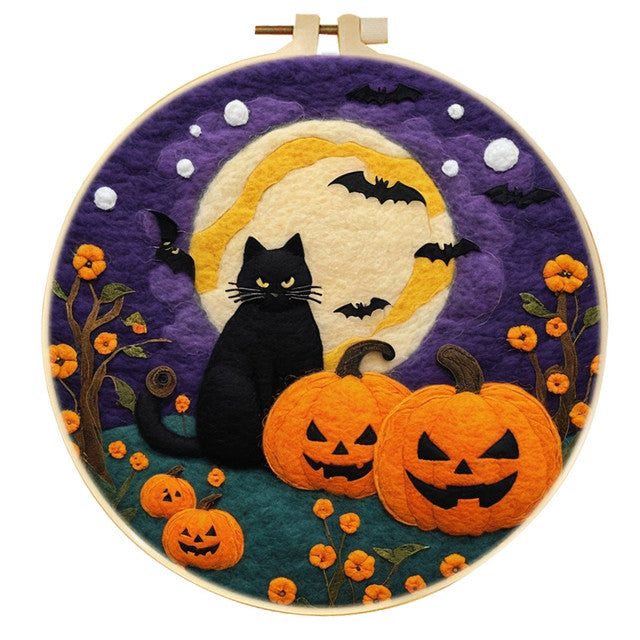 Nadelfilzen Needle Felting - Halloween-Nacht
