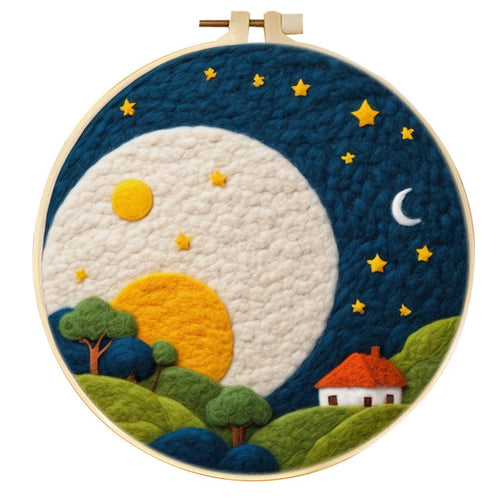 Nadelfilzen Needle Felting - Sonnenseite Oben Traum