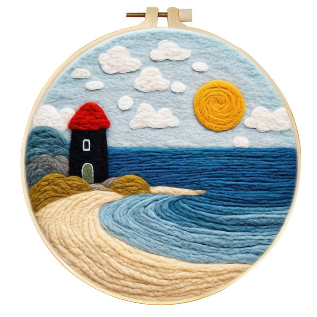 Nadelfilzen Needle Felting - Entlang der Küste