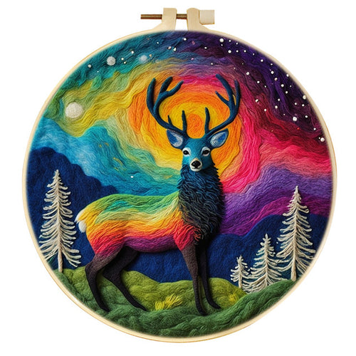 Nadelfilzen Needle Felting - Regenbogenbock