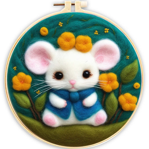 Nadelfilzen Needle Felting - Niedliche Maus