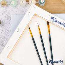 Laden Sie das Bild in den Galerie-Viewer, Mini Malen nach Zahlen mit Rahmen - Majestätischer Hirsch und Landschaft