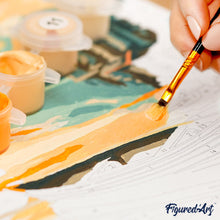 Laden Sie das Bild in den Galerie-Viewer, Mini Malen nach Zahlen mit Rahmen - Tropisches Faultier