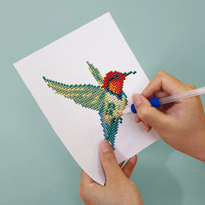 Mini Serie Diamond Painting - Buntes Vogelparadies