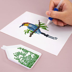 Mini Serie Diamond Painting - Buntes Vogelparadies