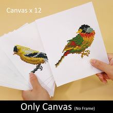Laden Sie das Bild in den Galerie-Viewer, Mini Serie Diamond Painting - Buntes Vogelparadies