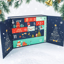 Laden Sie das Bild in den Galerie-Viewer, Malen nach Zahlen Adventskalender 2025 - Frohe Weihnachten (Blau - 12 Türchen)