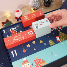 Laden Sie das Bild in den Galerie-Viewer, Malen nach Zahlen Adventskalender 2025 - Frohe Weihnachten (Blau - 12 Türchen)