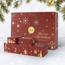 Laden Sie das Bild in den Galerie-Viewer, Malen nach Zahlen Adventskalender 2025 - Frohe Weihnachten (Rot - 12 Türchen)