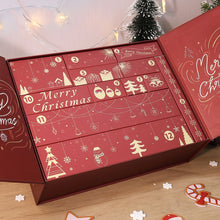 Laden Sie das Bild in den Galerie-Viewer, Malen nach Zahlen Adventskalender 2025 - Frohe Weihnachten (Rot - 12 Türchen)